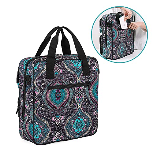 LoDrid Embroidery Storage Bag, Portable Embroidery Project Carry Case,Totem
