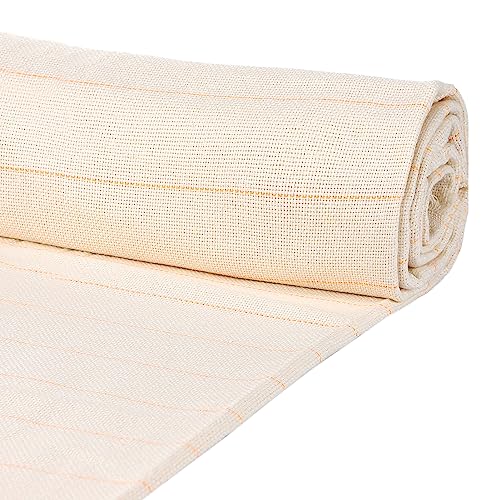 85×118in Durable Yet Forgiving Overlocking Tufting Cloth with Marked Line - size: 118 × 85 inch