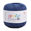 golo Crochet Thread Crochet Yarn for Crocheting Cotton Yarn for Hand Knitting 202 - color: 202 Sea Blue