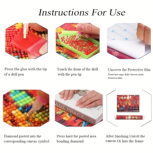 KUFWKEY Iris Flowers Diamond Art Kits for Adults,Starry Night Diamond Painting Kit,DIY Diamond Mosaic Art,Diamond Dots for Beginner,Gem Art and Craft for Home Wall Decor 12 x 16 Inch - color: AM431