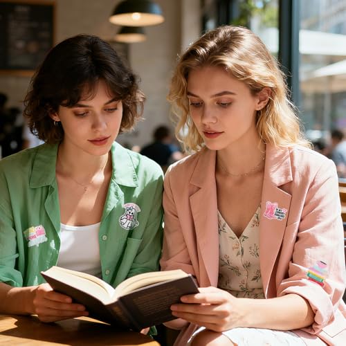 12pcs Love Reading Iron/Sew on Patches, Cute Book Embroidered Applique, Fashion Decoration for Clothes, Hat, Bag, Dress, Shirt, Jeans - color: 12pcs Reading