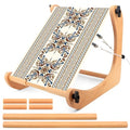 ZOCONE Multifunctional Beech Wood Embroidery Hoop Stand, Adjustable Embroidery Stand 360 Degrees Rotated Cross Stitch Stand, Embroidery Hoop Holder for Cross Stitch and Embroidery Project (C) - style: E