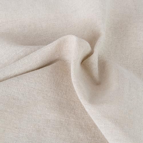 20 PCS Linen Natural Color Embroidery Fabric Pre-Cut - color: Natural Color 20 Pcs