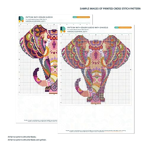 Yosemite National Park CS420-2 - Counted Cross Stitch Pattern. Only Printed Pattern Inside. No Fabric, Threads, Needles, Hoops. - size: 4 Printed Patterns