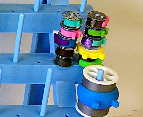 56 Piece Bobbin Holder Set for Sewing Machines - Bobbin Clamps for Organizing Threads and Avoiding Tangles