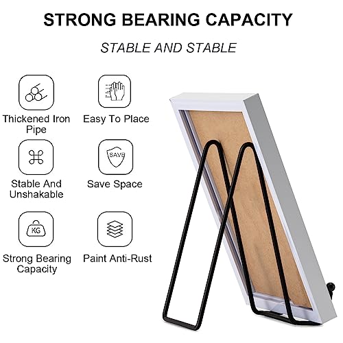 Hoewina 5 Pack 6 Inch Plate Stands for Display, Plate Holder Display Stand