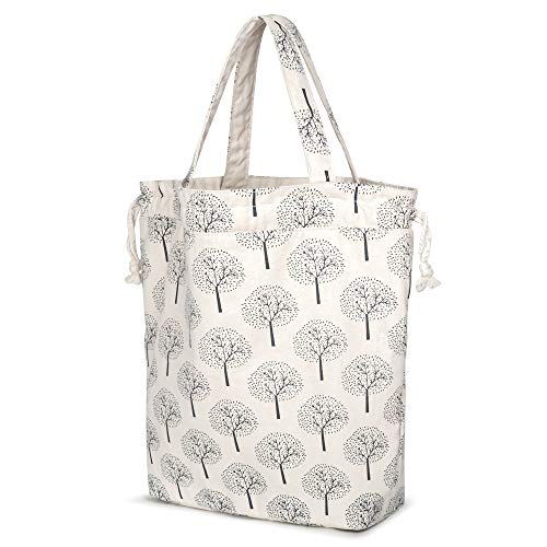 Teamoy Knitting Bag Tote, Yarn Storage Crochet Bag Organizer, Tree - color: Tree