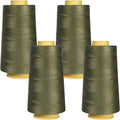 Superpunch SuperSew Polyester, 4 Cones of 3000 m, Avocado Green 3266 - color: Avocado Green 3266
