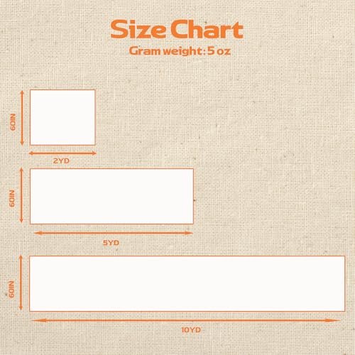 5 oz Lightweight Canvas Fabric, Soft Natural Cotton Blend 60'' Wide for Sewing, Painting, Tote Bags, Embroidery, DIY Crafts (Unbleached, 2 Yard) - color: Unbleached - 5oz, size: 2YD-(60'' x 72'')