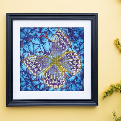 DIAMOND DOTZ Flutterby Silver Butterflies Diamond Painting Kit Adults
