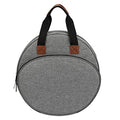 Shinyzone Cross Stitch Storage Tote, Embroidery Projects Bag with Zipper Pockets Organiser for Hoops, Charts and Threads - color: Grey