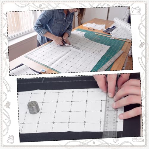 Tosstuki 47″ X 10 Yards Non Woven Cutting Pattern Paper for Sewing,Cross - size: 47 Inches X 10 Yards, style: Cross-shaped