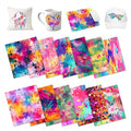 Paint Ink Sublimation Transfer Ink Paper 12 Sheets 12 * 10in - color: Ink