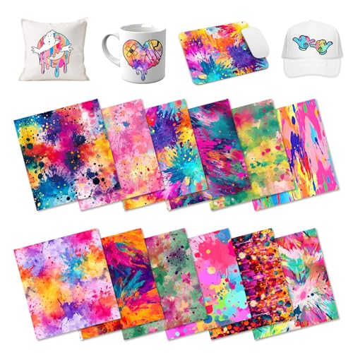 Paint Ink Sublimation Transfer Ink Paper 12 Sheets 12 * 10in - color: Ink