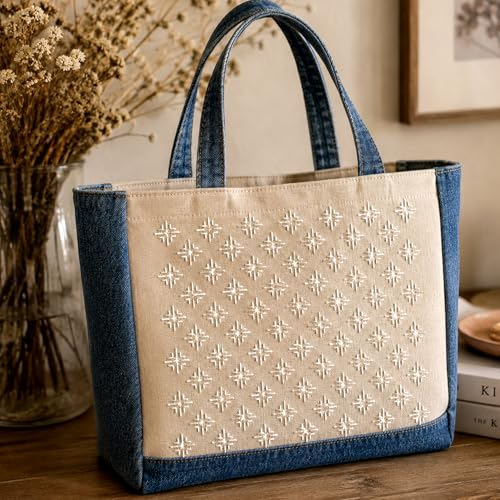32Pcs Plastic Sashiko Stencil Kit Geometric Sashiko Pattern