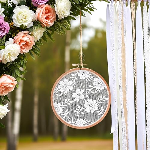 Caydo 3 Pieces Beech Wood Embroidery Hoops Set, 4 Inch to 6 Inch - style: 4-6 Inch