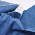 Indigo Blue 4.8 oz 100% Cotton Denim Chambray Fabric,56 Inches Wide, by The Yard - size: yard