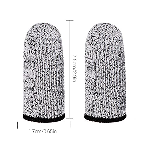 12PCS Finger Cots Cut Resistant Protector,Finger Covers for Cuts - size: 12PK