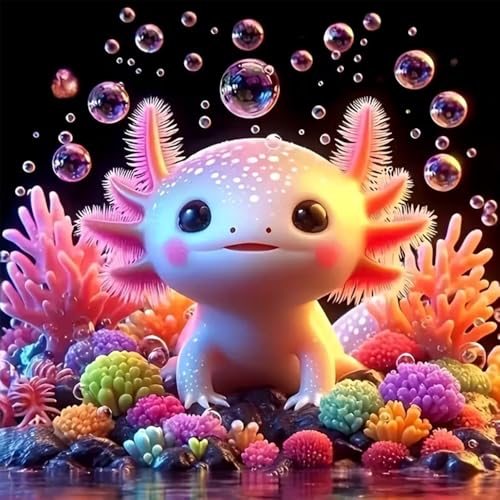 Salamander Stamped Cross Stitch Kits for Adults Beginner, Counted Cross Stitch Kits Printed Stitching Cute Patterns Dimensions Needlepoint Art Crafts Embroidery Kits for Adults - color: Cross Stitch-1215-3