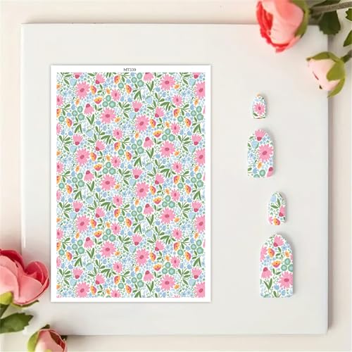 Briartw Woodland Wonders Pattern Polymer Clay Transfer Paper - 20 Sheets (Per Pattern 5 Sheets) Transfer Sheets for Polymer Clay,Per Sheet 3.93 x 5.82 inch Transfer Paper for DIY Clay Jewelry - color: 4 Patterns Set