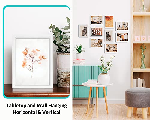 LaVie Home 4x6 Picture Frames (12 Pack, White) Simple Designed Photo Frame with High Definition Glass for Wall Mount & Table Top Display, Set of 12 Classic Collection - color: White, size: 4x6