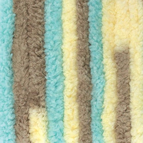 Bernat Baby Blanket Yarn - (6) Super Bulky Gauge - 10.5 oz - Beach Babe - Single Ball Machine Wash & Dry - color: Beach Babe, size: 1 Pack