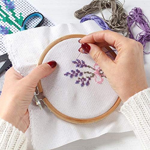 GIEMSON 8 Inch Bamboo Embroidery Hoops, 12 Pack - size: 8 inch