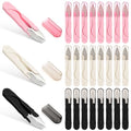Mudder 24 Pcs U Shape Sewing Scissors with Protective Safety Cover - style: Lovely
