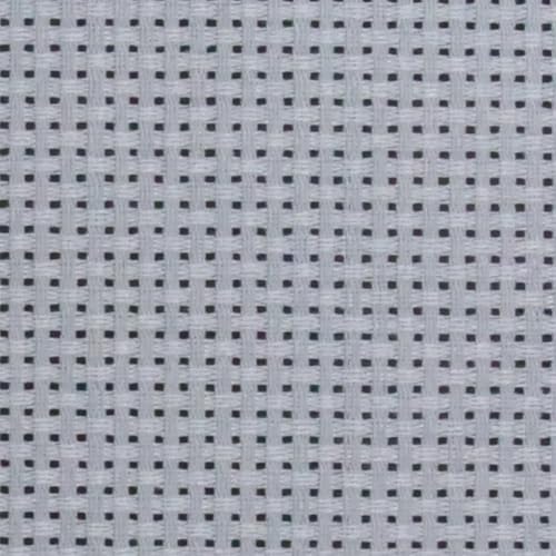 KCS 19" x 28"(48cmx72cm) 11 Count Cotton Aida Cloth Cross Stitch Fabric (Light Grey) - color: Light Grey