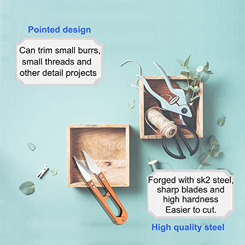 3pcs Sewing Scissors,4.27in Multi-Color Sharp Yarn Snips,Portable Mini Thread Cutters,Sewing Snips Trimming Nipper for DIY Supplies Embroidery Fishing Crafts Plants - size: black sewing scissors