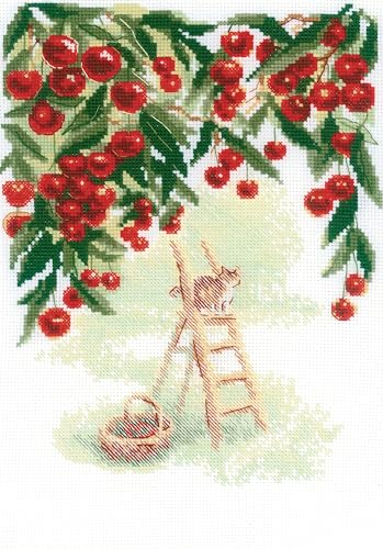 RIOLIS Counted Cross Stitch kit 2205 Cherry Garden