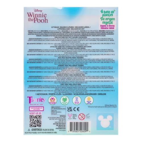 Winnie the Pooh Keychain Lip Balm Set, 7-Piece Plant-Based - color: Winnie The Pooh