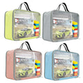 4-Pack Large Toy Storage Bags, Mesh Travel Bag for Board Games Storage - size: Double compartments