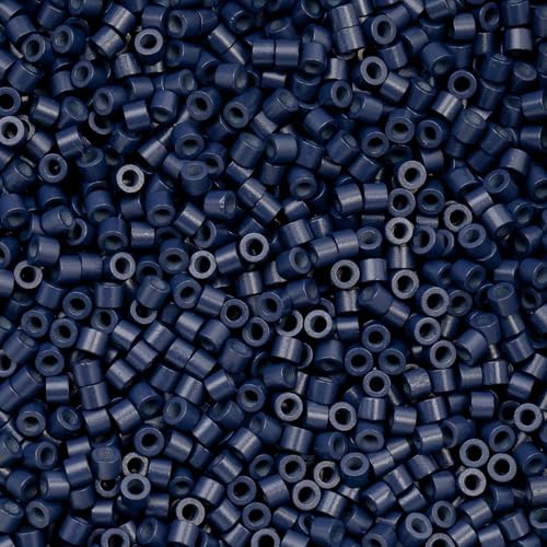 John Bead 25g Cylin Beads Opaque Navy Blue 11/0 Glass Cylindrical Seed Beads for Jewelry Bracelets Necklaces Earrings Making Embroidery - color: Navy Blue