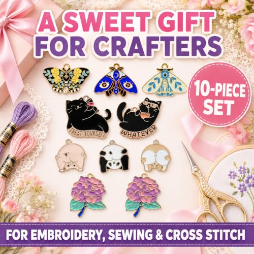 HENYANMHXH Needle Minder Magnetic Needle Keeper for Cross Stitch - color: 10 pcs