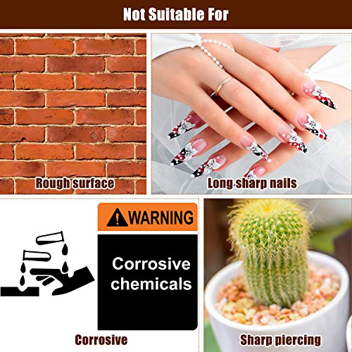 Frienda 30 Pcs Silicone Gel Finger Protector, 2 Sizes, Apricot - color: Apricot