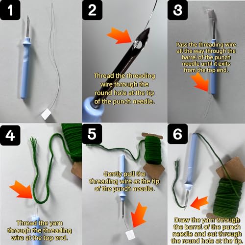 YOYLEAYOY Punch Needle Kit for Beginners (Golden Retriever)