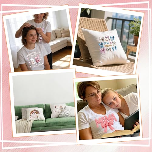 20Pcs Mothers Day Dtf Transfers Ready to Press Best Mom Ever Iron on Transfers for Tshirts Floral First Mother's Day Transfer Vinyl Stickers for Clothing Pillows Bag DIY Crafts - color: Mothers Day