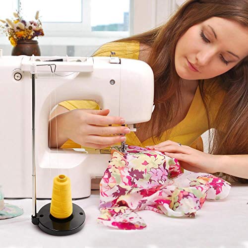 Adjustable Height Thread Holder Stand for Spools of Sewing Machine Black - color: Adjustable Black
