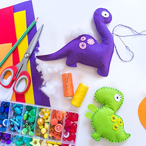 Moukeren 460 Pcs 6 x 6 Inch Felt Sheets for Craft, Rainbow - color: Rainbow, size: 6 x 6 Inch