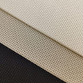 KCS 3 pc of 12" x 18" 18CT Counted Cotton Aida Cloth Cross Stitch Fabric (Antique White+Pearl Grey+Black) - color: Antique White+pearl Grey+black