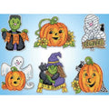 Halloween Friends Counted Cross Stitch Ornament Kit - Set/6