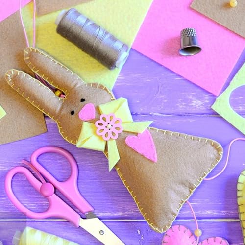 Brown Felt Sheets, 18 PCS 8"X12" Felts Sheets for Crafts Thin Craft Felt Paper Non-Woven Stiff Sewing Felts Fabric Sheet for DIY Art Craft Sewing Patchwork Projects Making - color: Brown