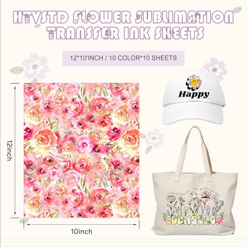 Floral Sublimation Transfer Ink Paper 10 Sheets 12 * 10in - color: Graduation-21