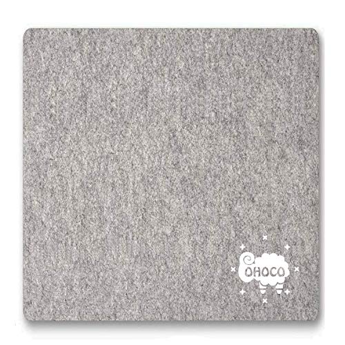 Wool Pressing Mat for Quilting - 9" x 9" Portable Travel Size Felt Ironing Pad 1/2" Thick, 100% New Zealand Wool for Ironing, Sewing, Cutting on Ironing Board, Tabletop, Dryer, Countertop