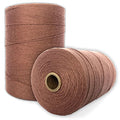 100% Cotton Loom Warp Thread (Brown), 8/4 Warp Yarn (800 Yards), Perfect for Weaving: Carpet, Tapestry, Rug, Blanket or Pattern - Warping Thread for Any Loom - color: Brown