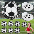 Weysat 6 Sets Soccer Fleece Tied Pillow Craft Kit DIY No Sew Soccer Pillow Gifts with PP Cotton for World 2026 Sports Theme Party Game Day Room Decor World Fans Gifts - style: Soccer Ball