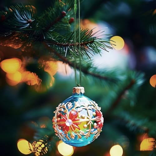 Christmas Tree Ornament String Hanger Precut Ribbon Hook with Snap Fastener - color: Green, size: 400pcs