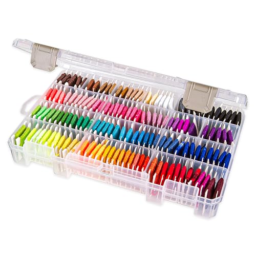 ArtBin Floss Finder Box, Embroidery Floss Organizer, Clear