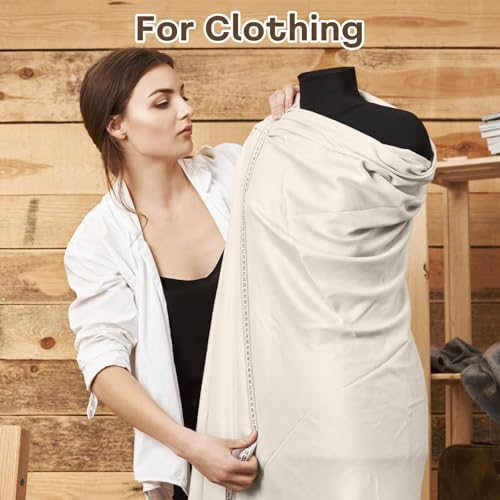 63 inch x 10 Yards 100% Cotton Muslin Fabric Lightweight Natural Unbleached Muslin Fabric Textile Cloth Apparel Boho Wide Roll Backing Material for Sewing Material Apparel Cloth Quilting Draping - size: 63" x 10 Yards